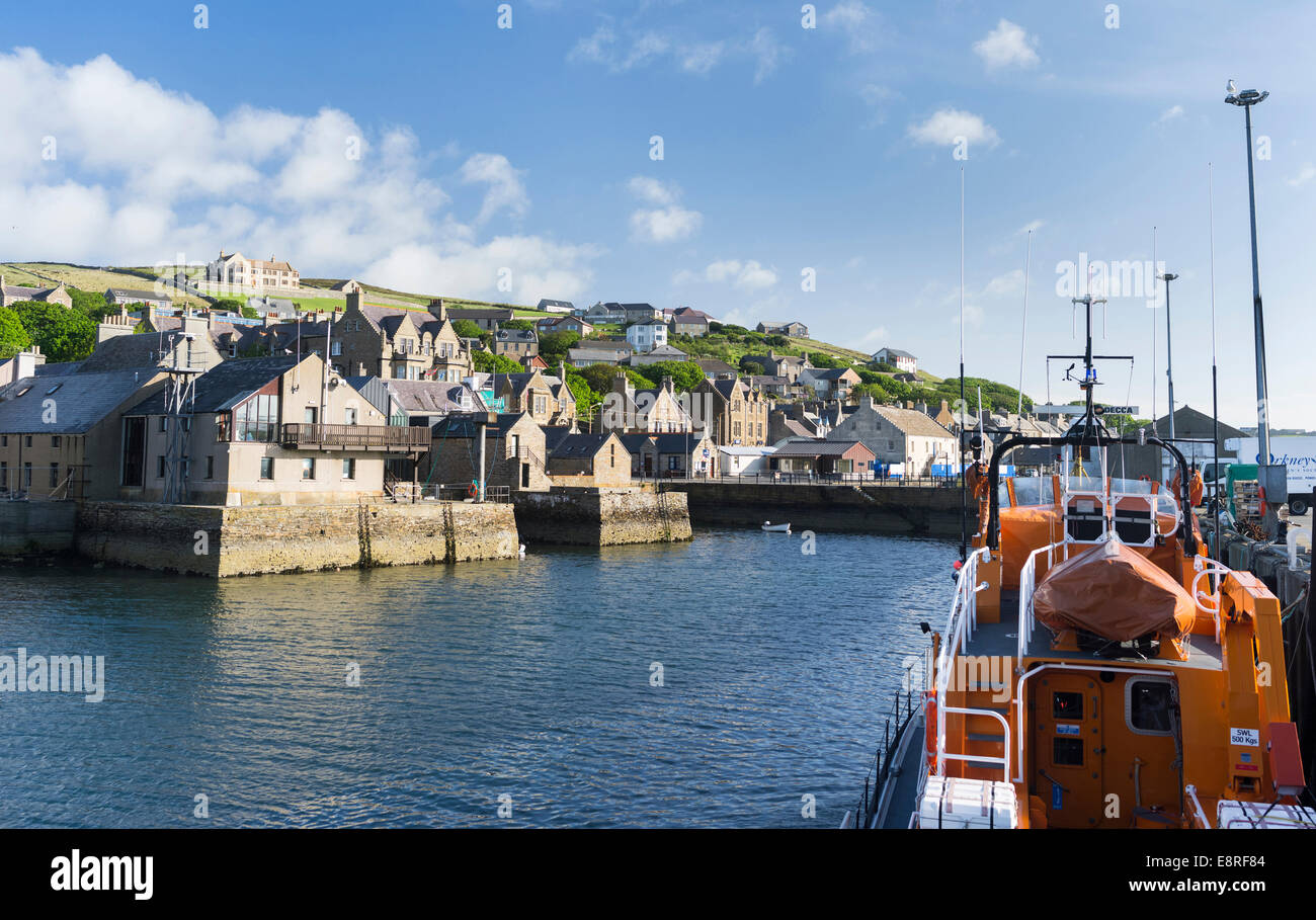 Stromness, the second largest town on the Orkney Islands, Scotland. (Large format sizes available) Stock Photo