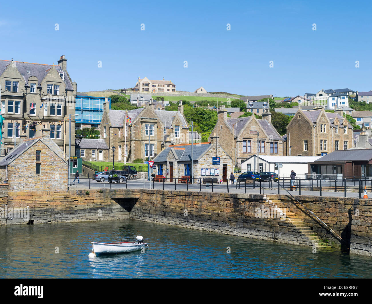 Stromness, the second largest town on the Orkney Islands, Scotland. (Large format sizes available) Stock Photo