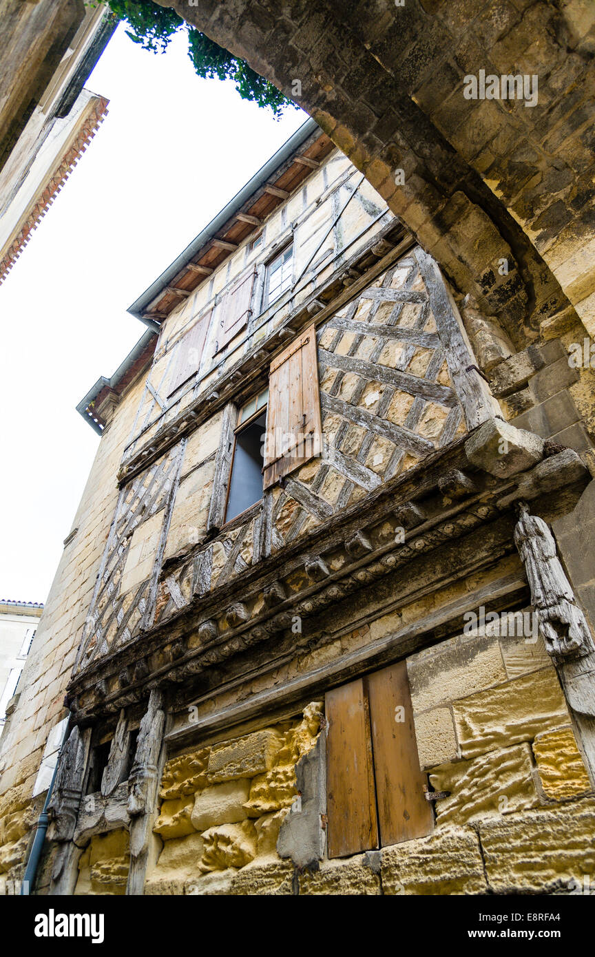 France, Saint-Émilion. Oldest building in the town. Stock Photo