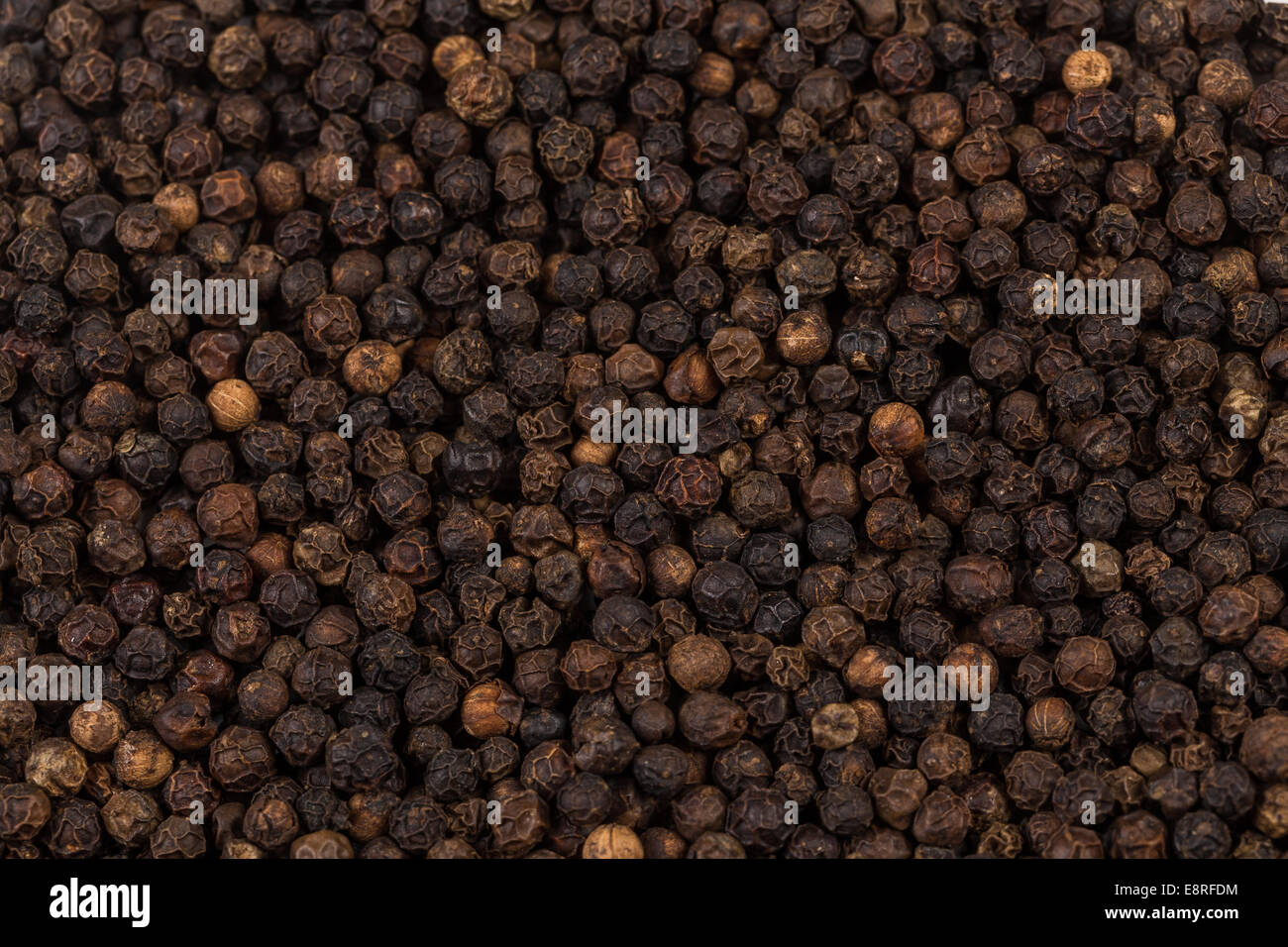 Black pepper zoomed in on and close up texture Stock Photo Alamy