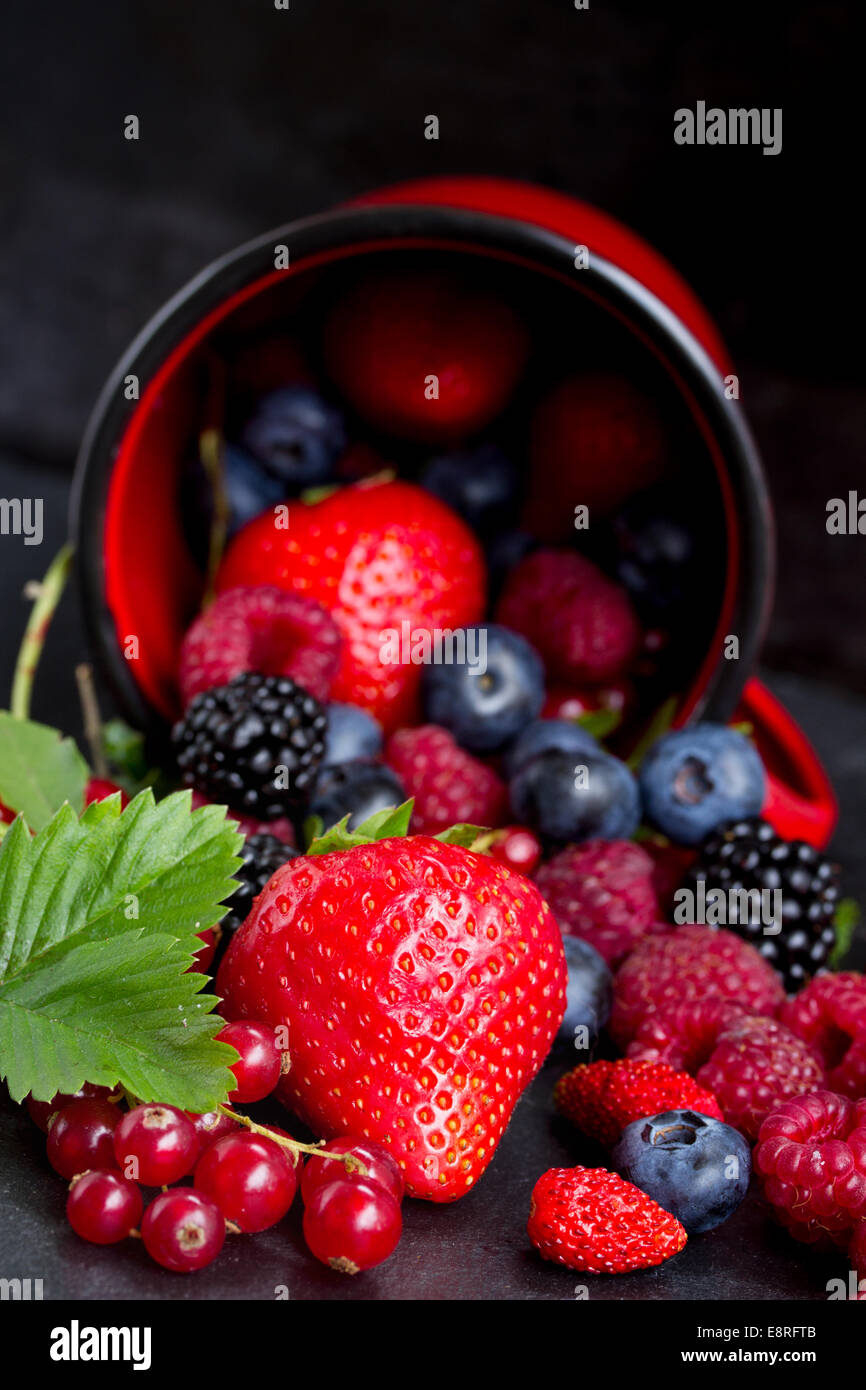 set of fresh berries Stock Photo - Alamy