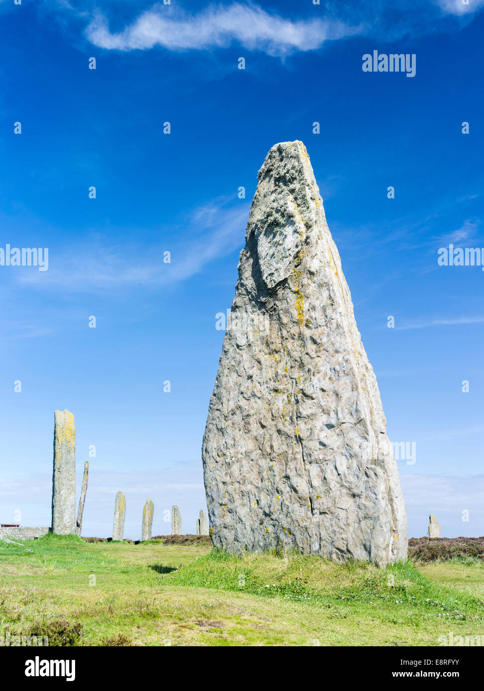 Ring of Brodgar, a UNESCO World Heritage Site. Orkney Islands, Scotland. (Large format sizes available) Stock Photo