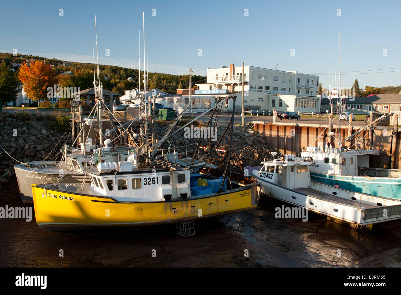 Alma Harbour Alma, New Brunswick, Canada Stock Photo Alamy