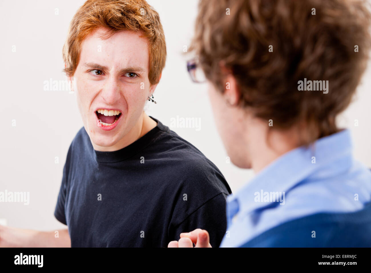 employees unhealthy environment with stres and arguing Stock Photo Alamy