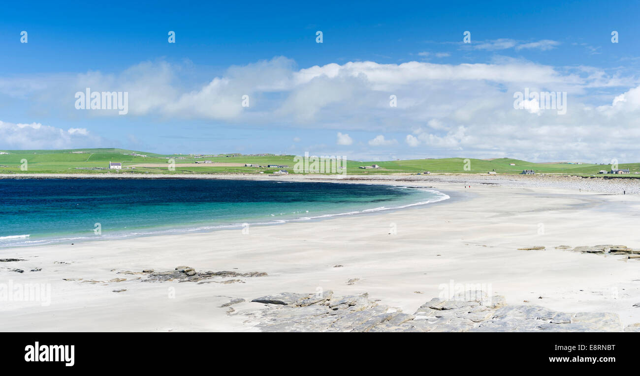 Bay of Skaill, a sheltered bay with sandy beaches, Orkney islands, Scotland. (Large format sizes available) Stock Photo