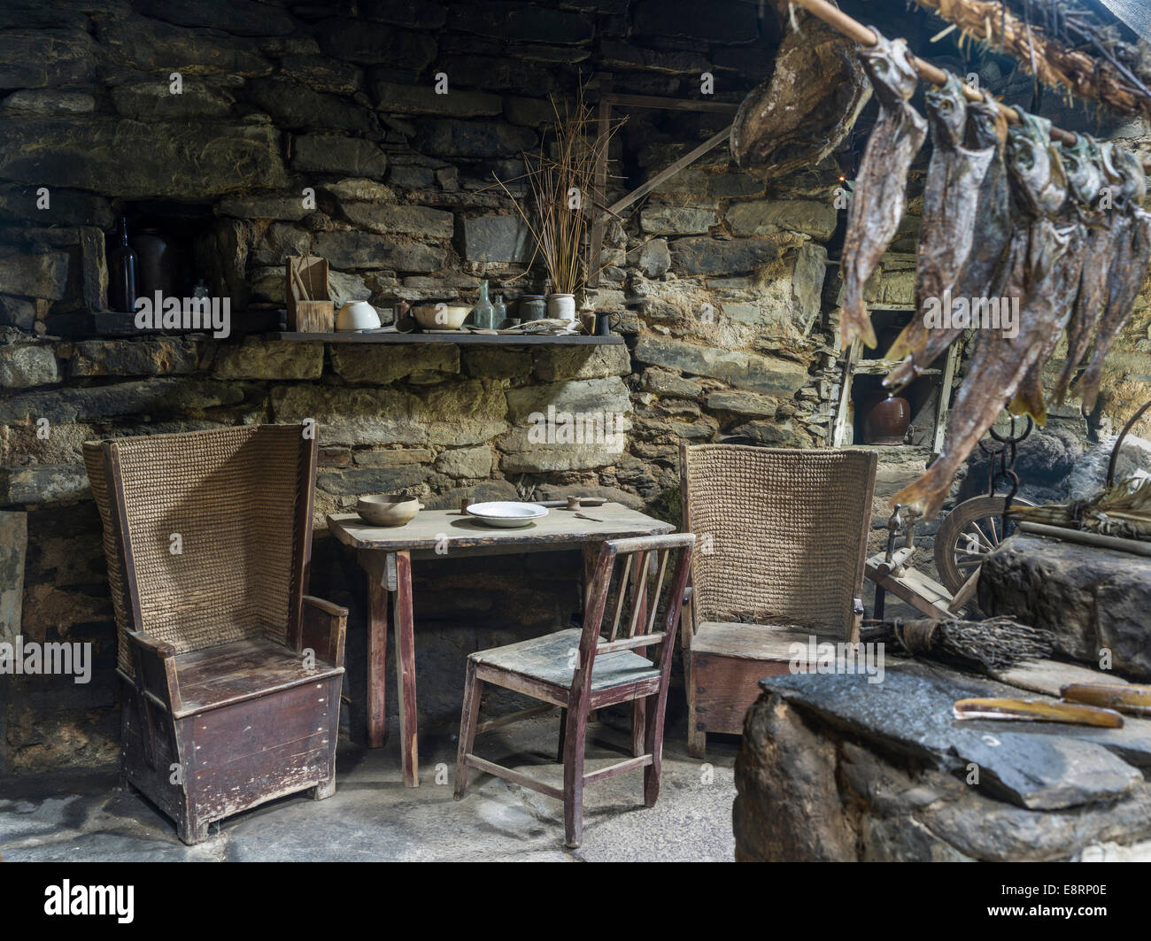 Kirbuster Museum, Kirkwall, Orkney islands, Scotland. (Large format sizes available) Stock Photo