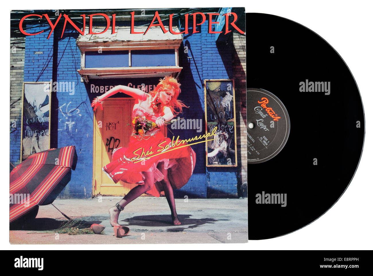 She's So Unusual album by Cyndi Lauper Stock Photo