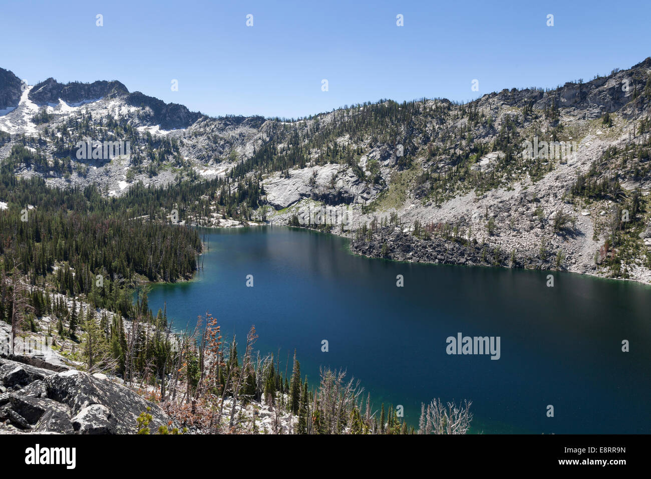 High Lake in the SelwayBitterroot Wilderness near Blodgett Canyon