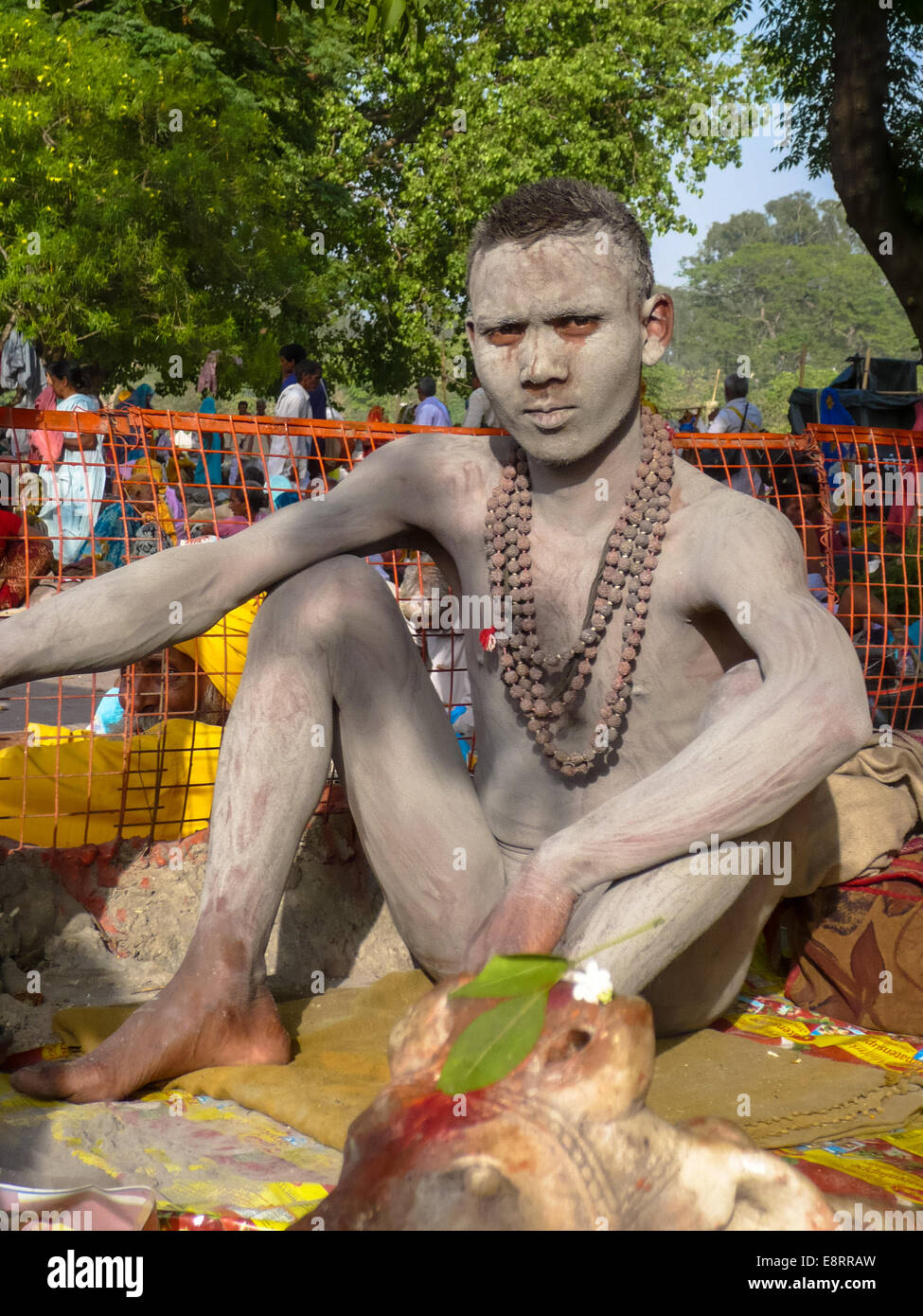 yogi or sadhu in rishikesh india Stock Photo