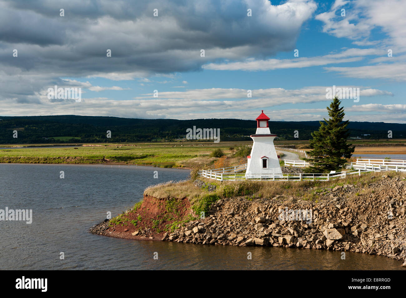 Anderson Hollow Lighthouse at Shipyard Park at Harvey Bank Mary's