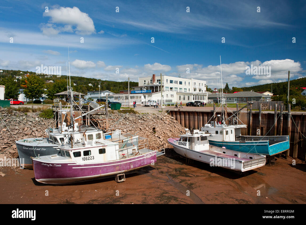 Alma Harbour Alma, New Brunswick, Canada Stock Photo Alamy