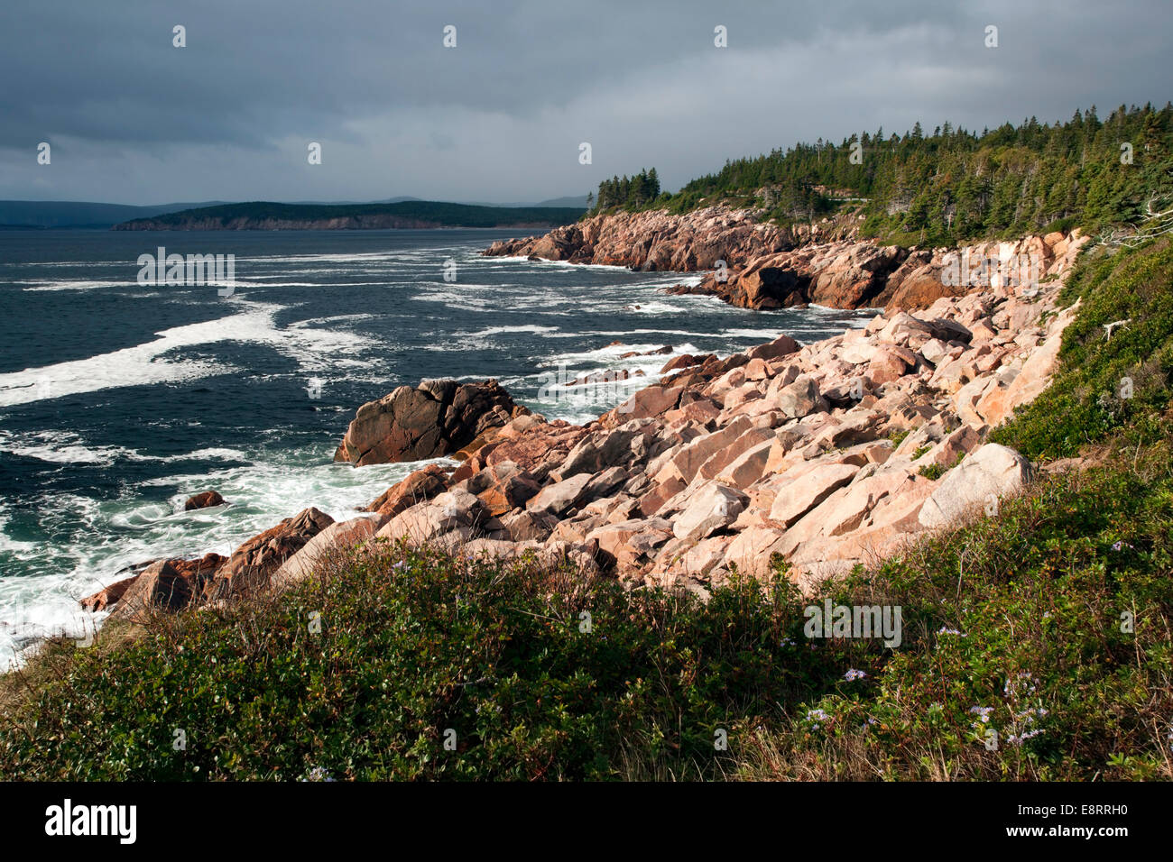 Lakies Head - Cape Breton Highlands National Park - near Ingonish, Cape Breton, Nova Scotia, Canada Stock Photo