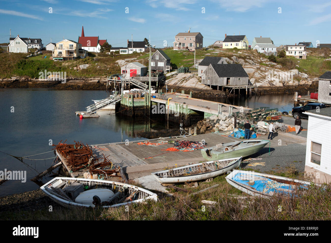 Peggy's Cove, Nova Scotia, Canada Stock Photo