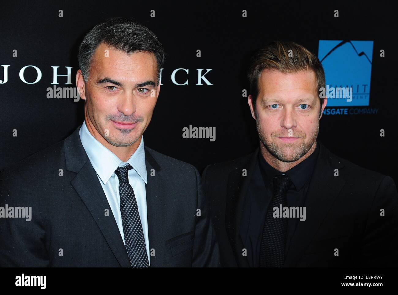 New York, NY, USA. 13th Oct, 2014. Chad Stahelski, David Leitch at arrivals for JOHN WICK Special Screening, Regal Union Square Stadium 14?, New York, NY October 13, 2014. Credit:  Gregorio T. Binuya/Everett Collection/Alamy Live News Stock Photo