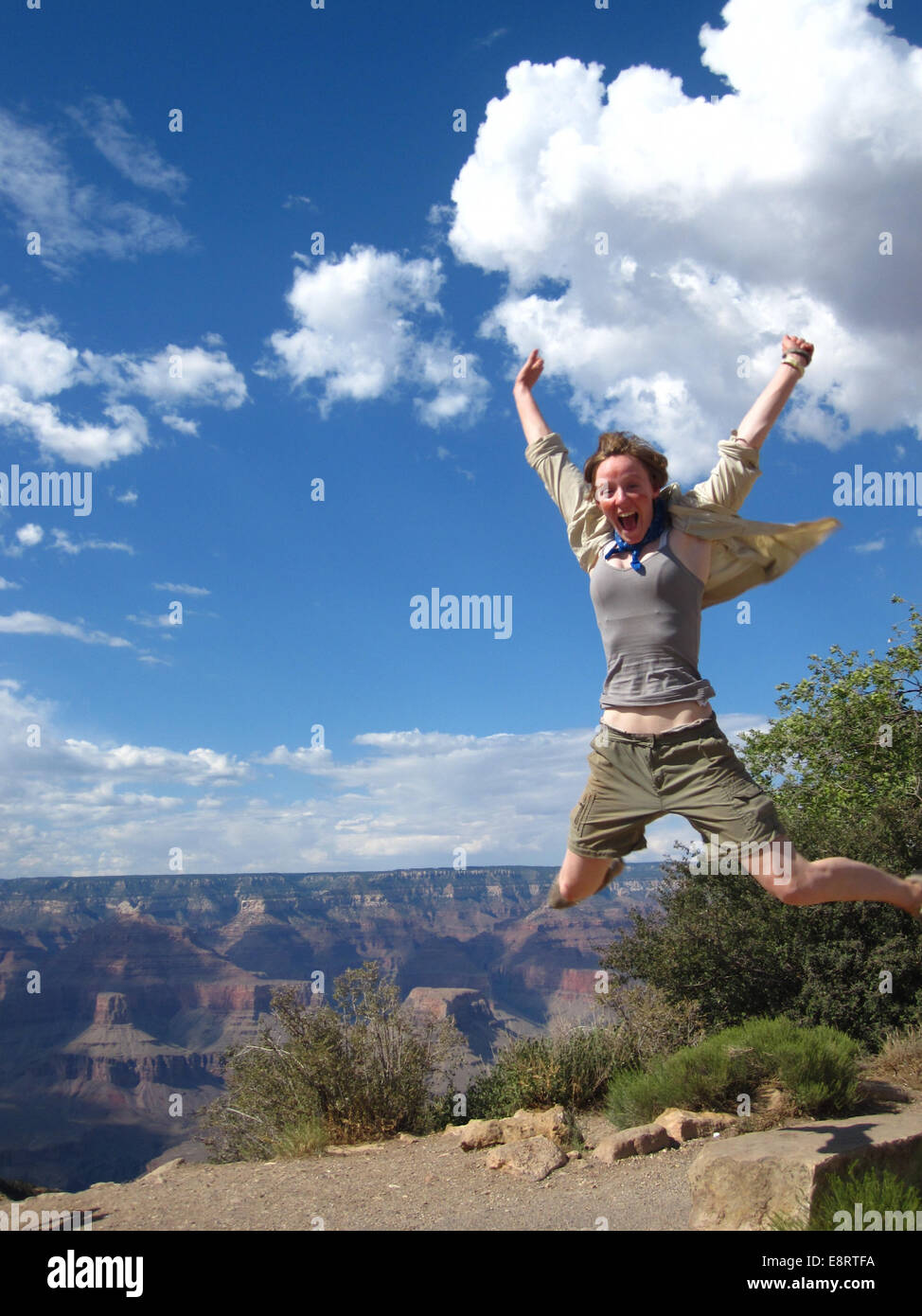 Goddard Grand Canyon LPSA Lunar and Planetary Science Academy NASA arizona intern mars Stock Photo