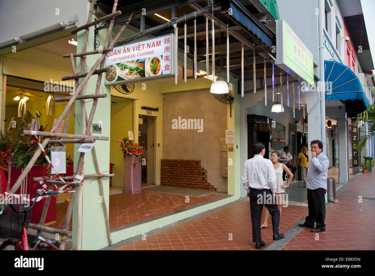 Vietnamese restaurant in Joo Chiat area of Singapore Stock Photo Alamy