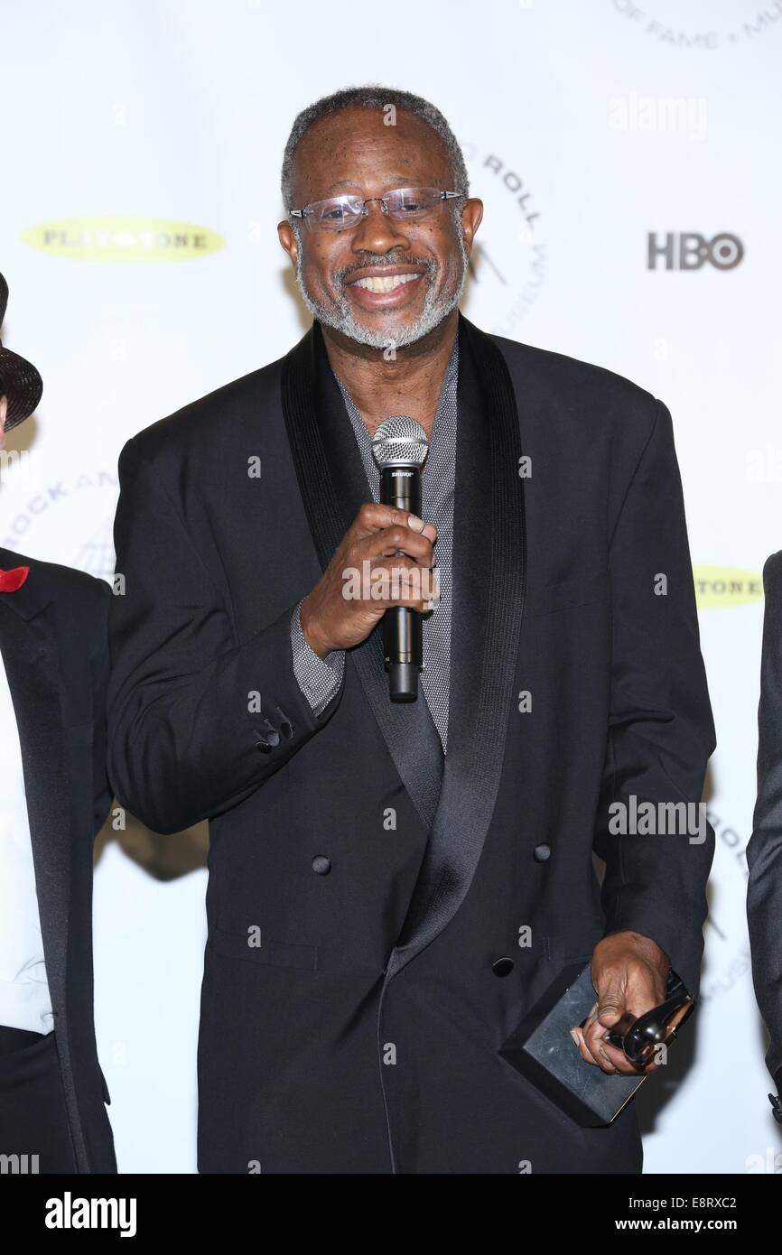the 29th Annual Rock And Roll Hall Of Fame Induction Ceremony at Barclays Center of Brooklyn on April 10, 2014 in New York City.  Featuring: David Sancious Where: New York, New York, United States When: 11 Apr 2014 Stock Photo