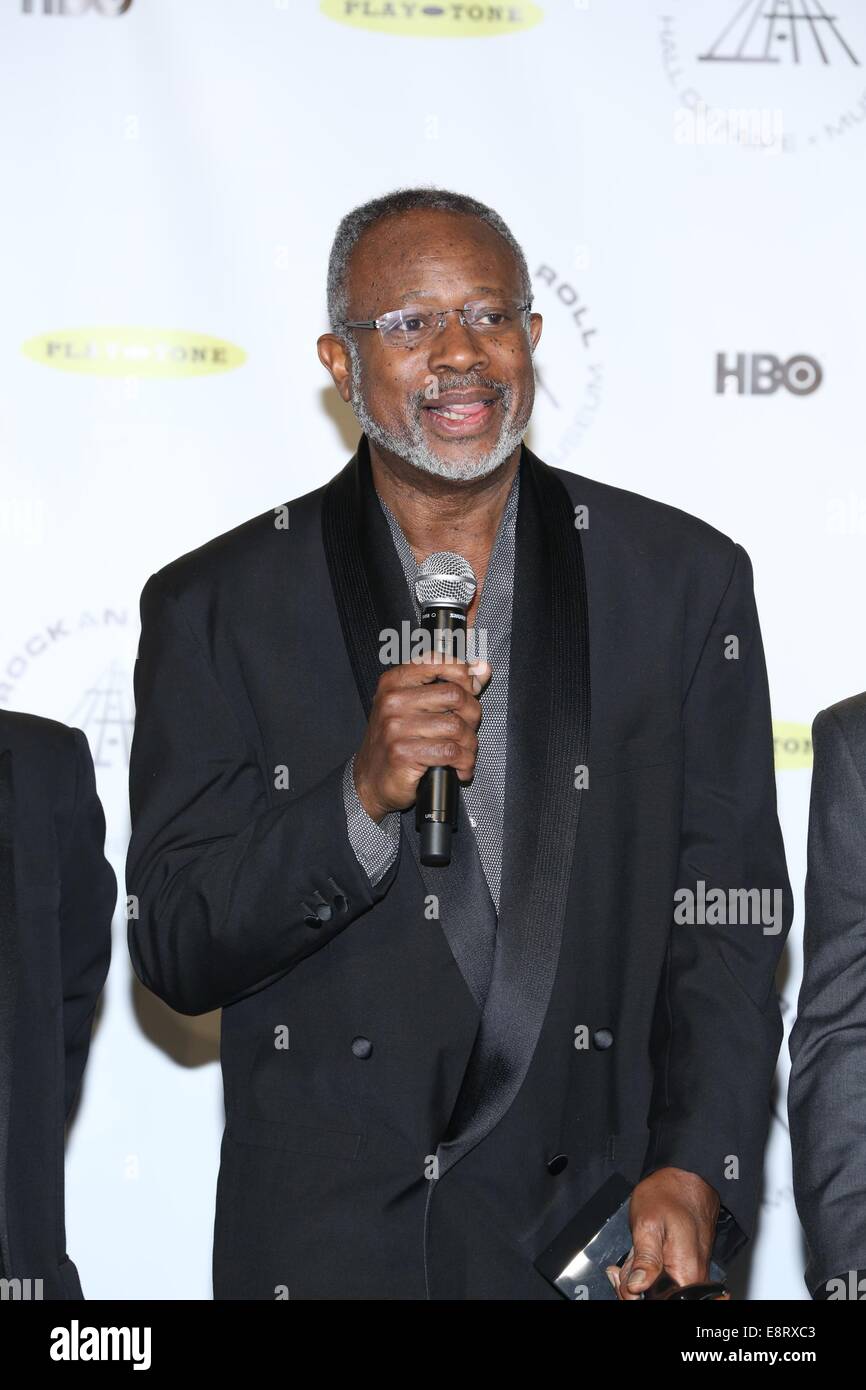 the 29th Annual Rock And Roll Hall Of Fame Induction Ceremony at Barclays Center of Brooklyn on April 10, 2014 in New York City.  Featuring: David Sancious Where: New York, New York, United States When: 11 Apr 2014 Stock Photo