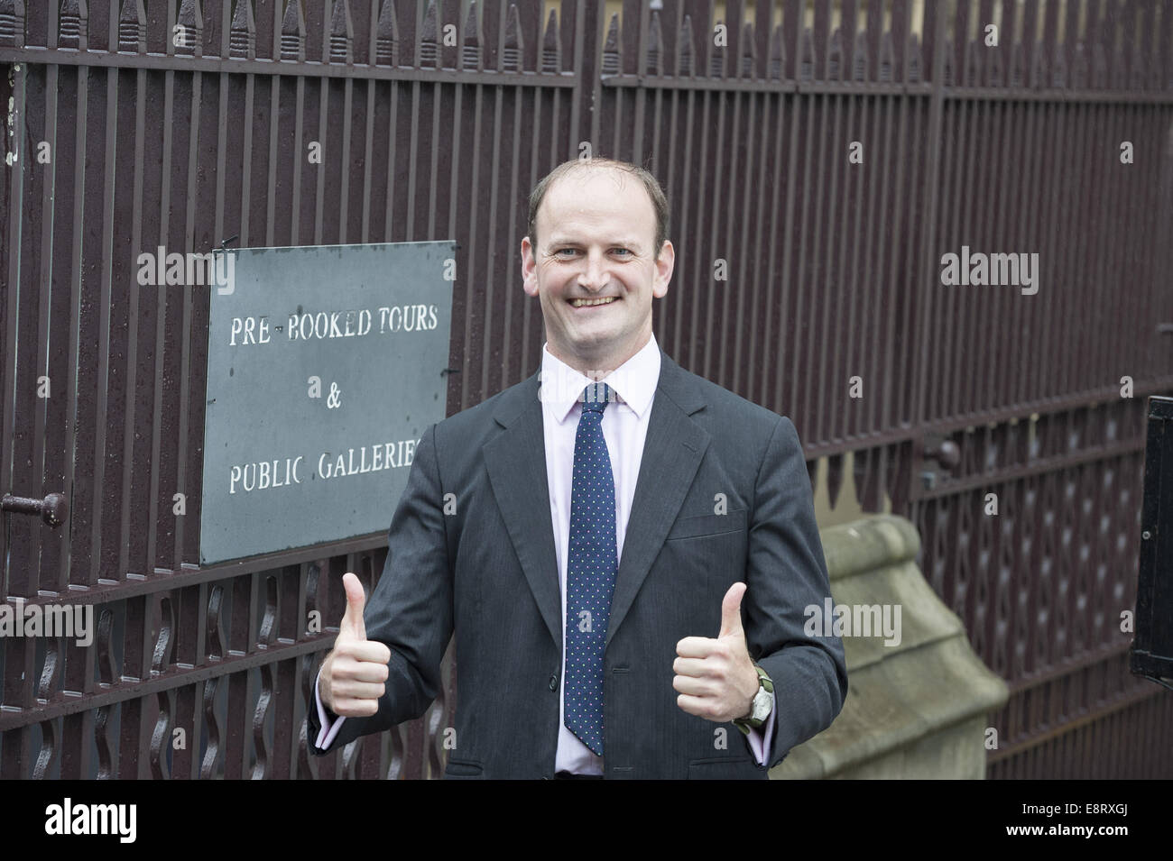 London, UK. 13th Oct, 2014. Ukip MP Douglas Carswell arrives at the Houses of Parliament. Credit:  Lee Thomas/ZUMA Wire/Alamy Live News Stock Photo