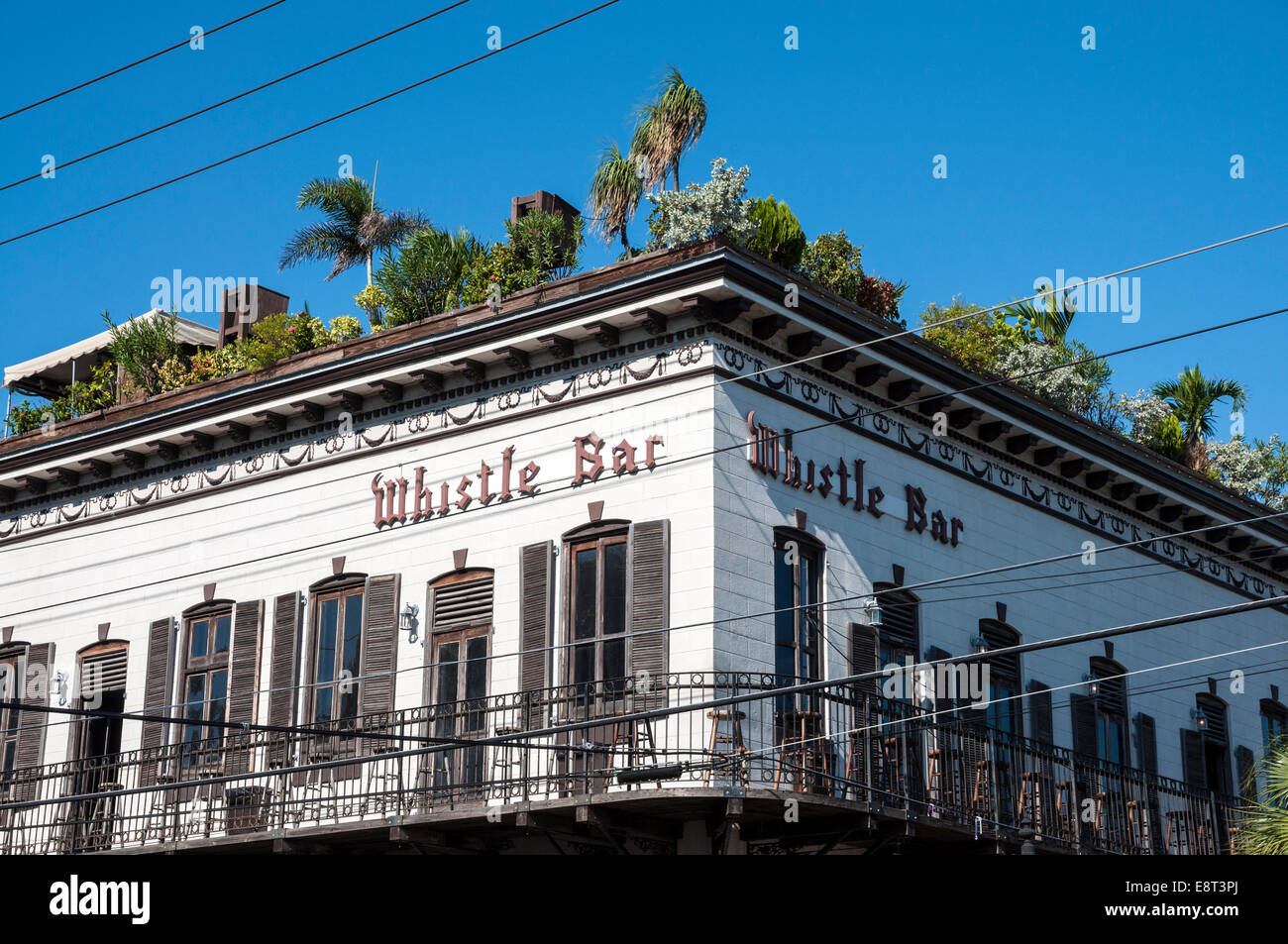 The Whistle Bar in Key West, Florida, USA Stock Photo Alamy