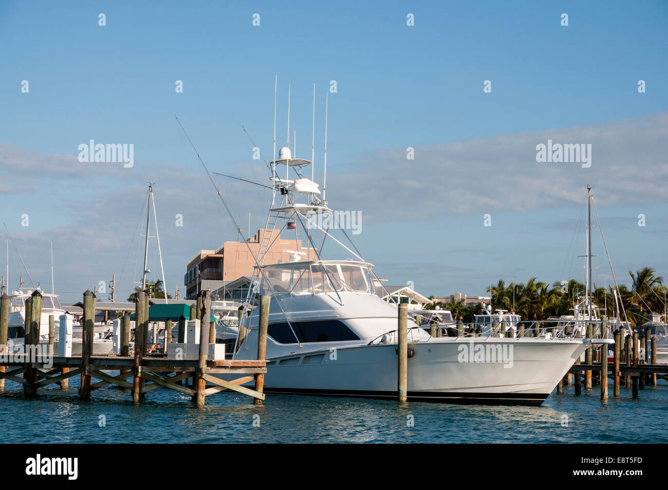 Big Game fishing boat in Key West, Florida Stock Photo