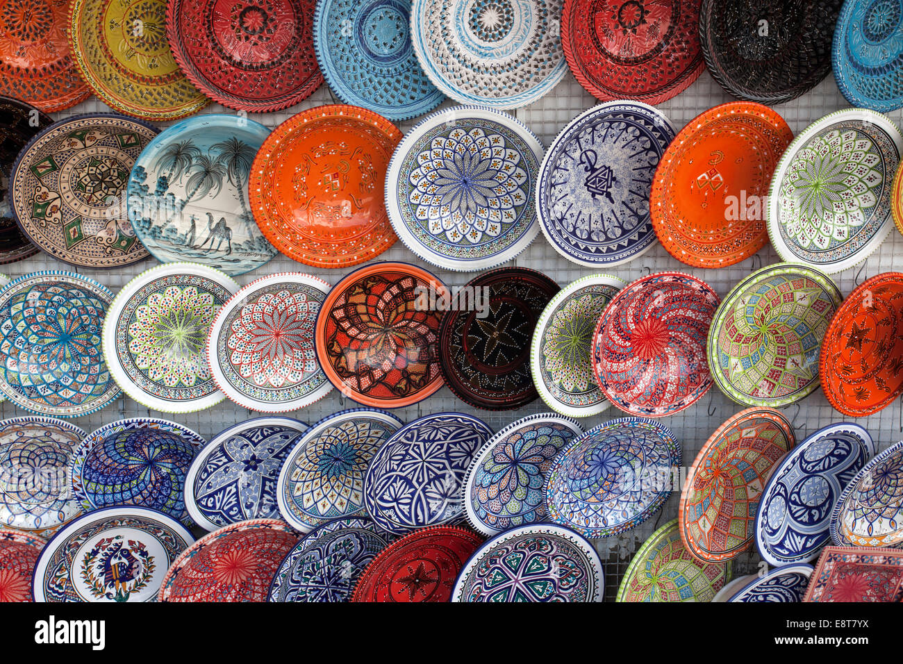 Ceramics, Djerba, Tunisia Stock Photo