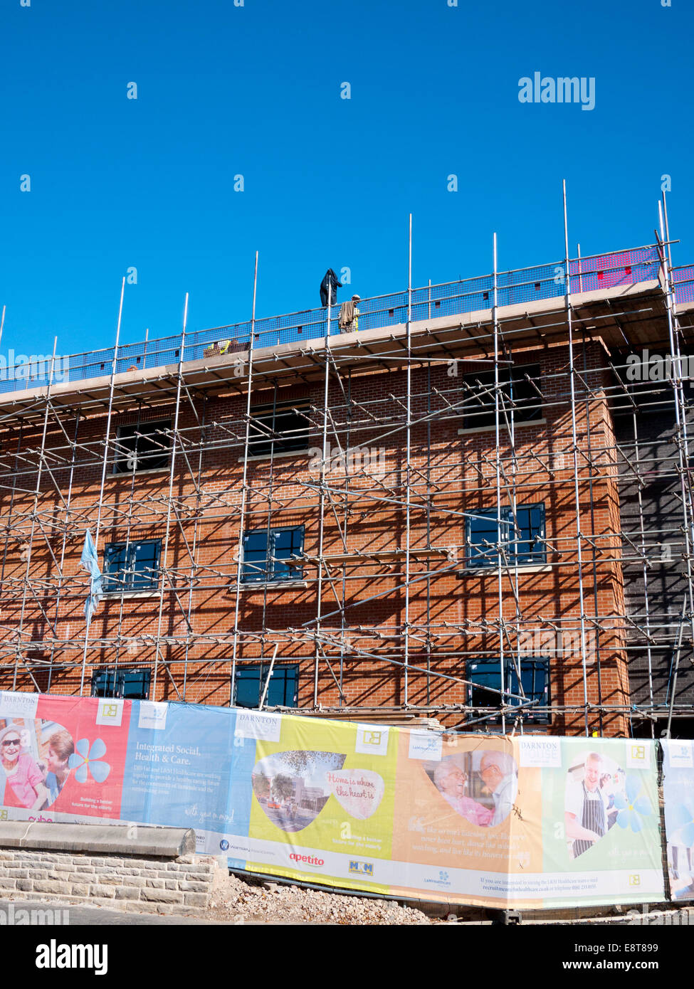 A new intergrated social health and care building being built, Ashton