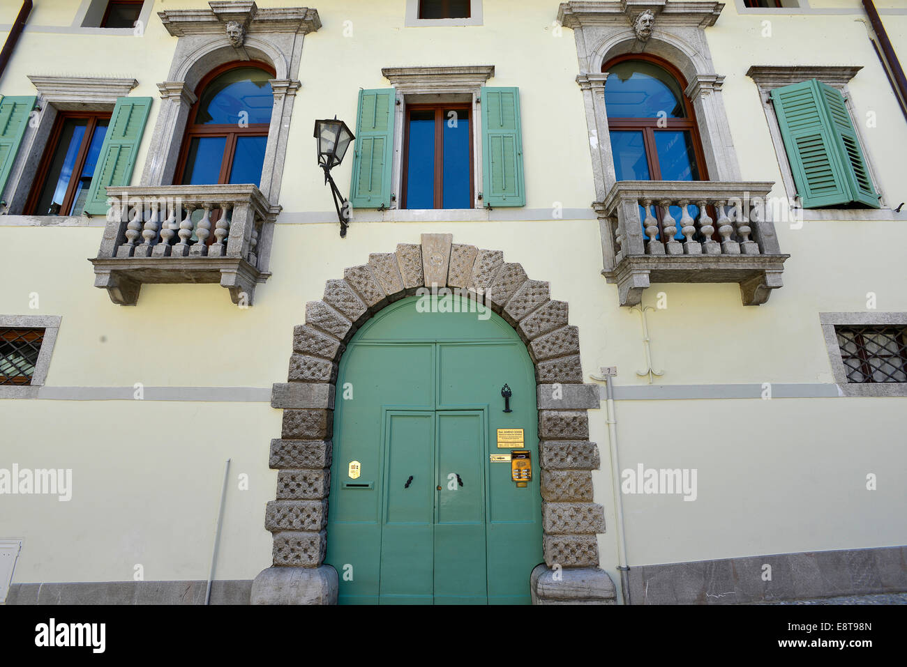 Italia Friuli V.G. Cividale Palazzo in piazzetta De Pollis Italy