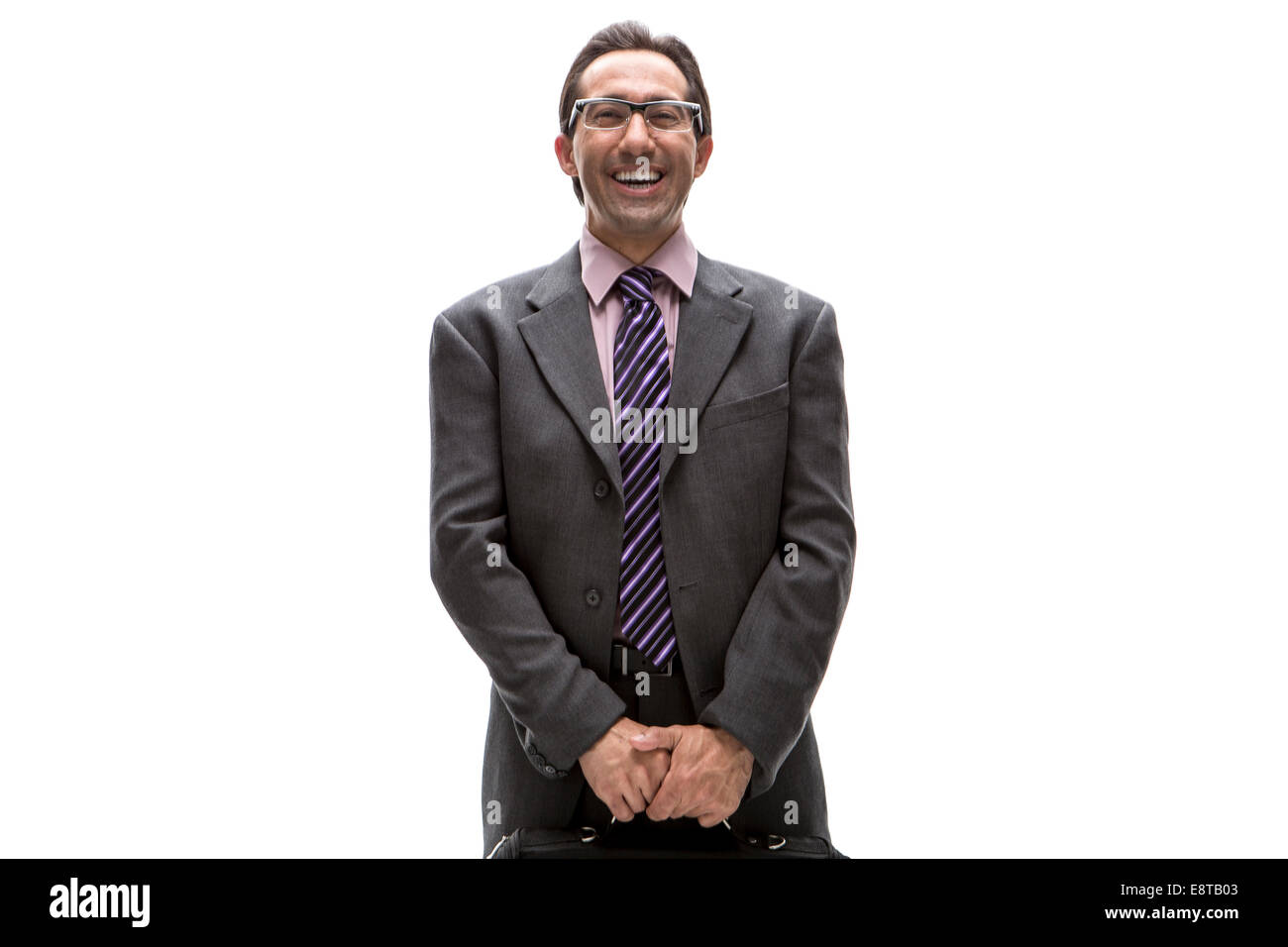 Pacific Islander businessman smiling Stock Photo