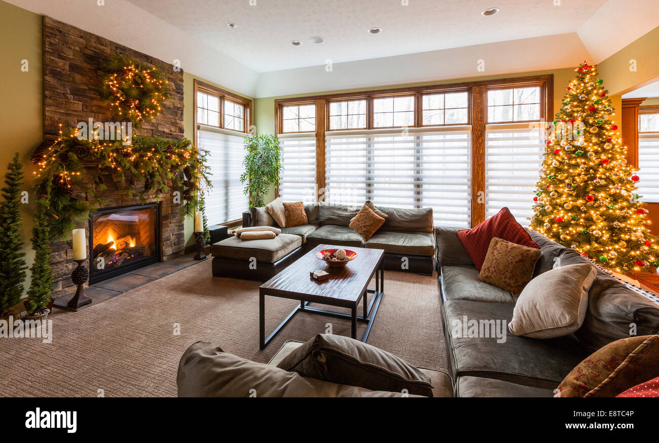 Fireplace Mantle Decor Stock Photos Fireplace Mantle Decor Stock