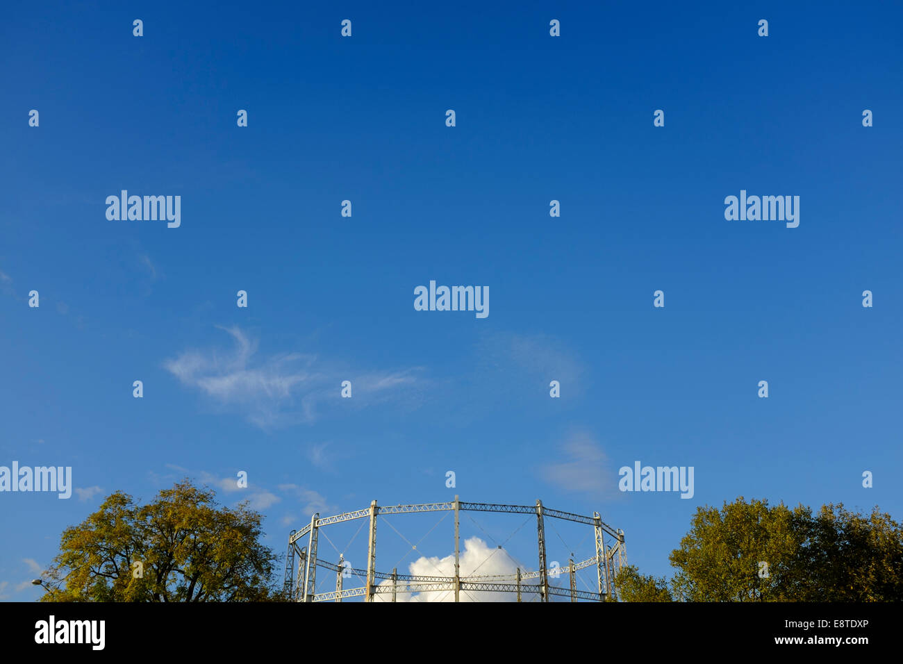 Empty gasholder hi-res stock photography and images - Alamy