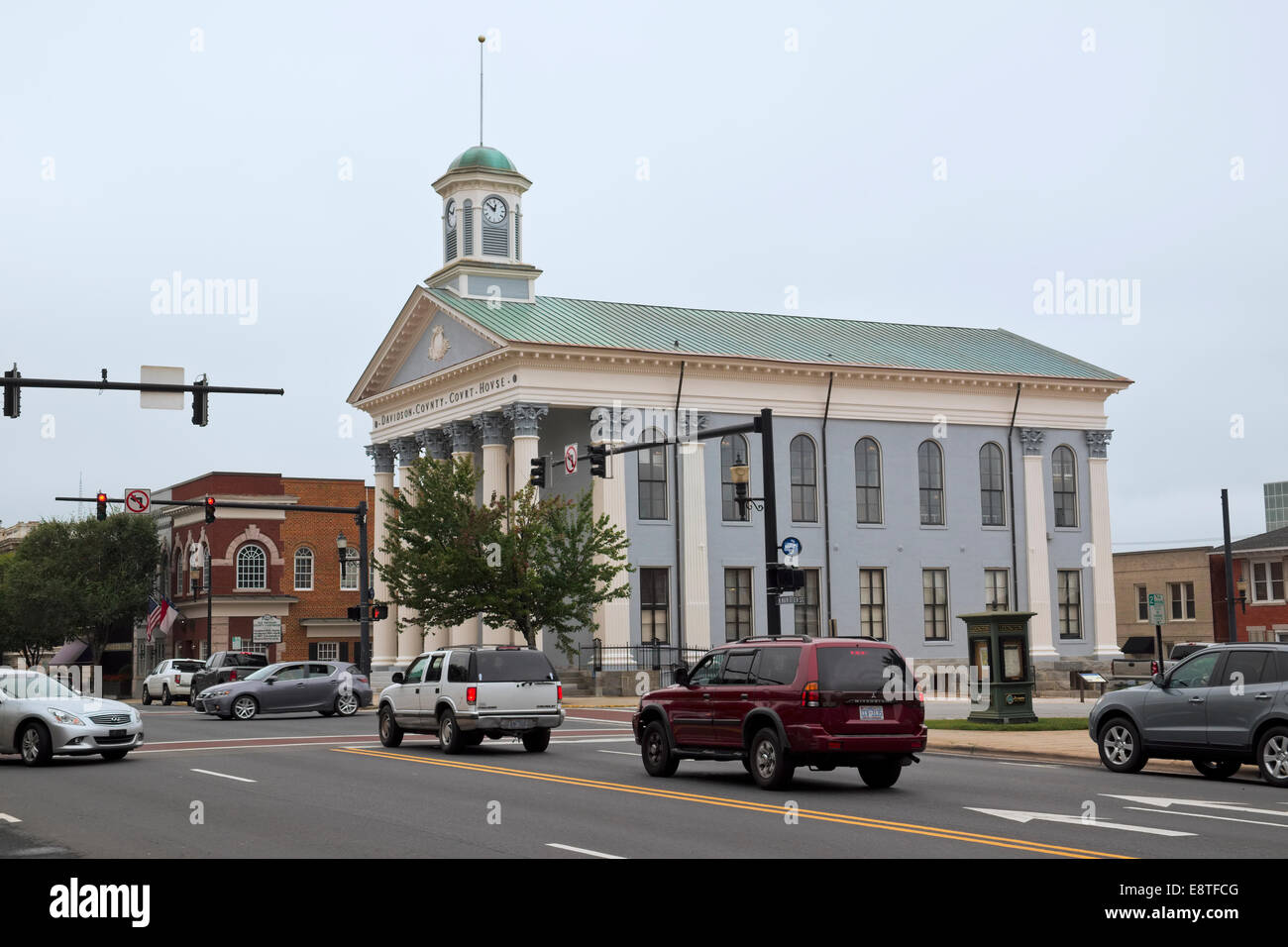 Historical Davidson County Courthouse along Main ST. Lexington, NC
