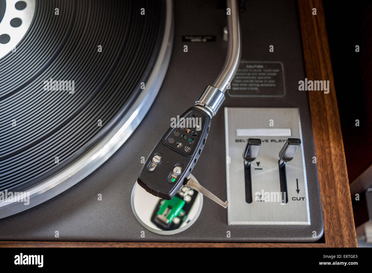 Vintage Stereo Turntable Stock Photo Alamy