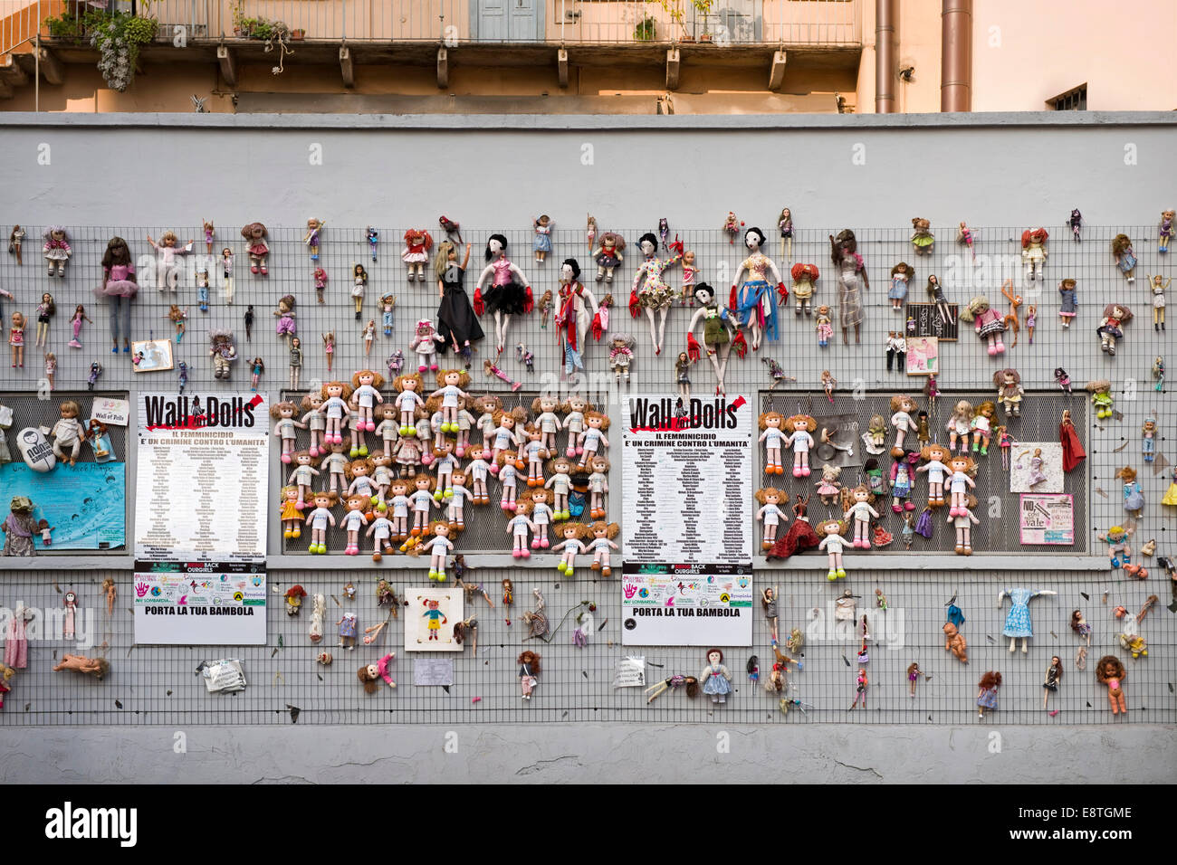 Italy, Milan, wall doll Stock Photo - Alamy