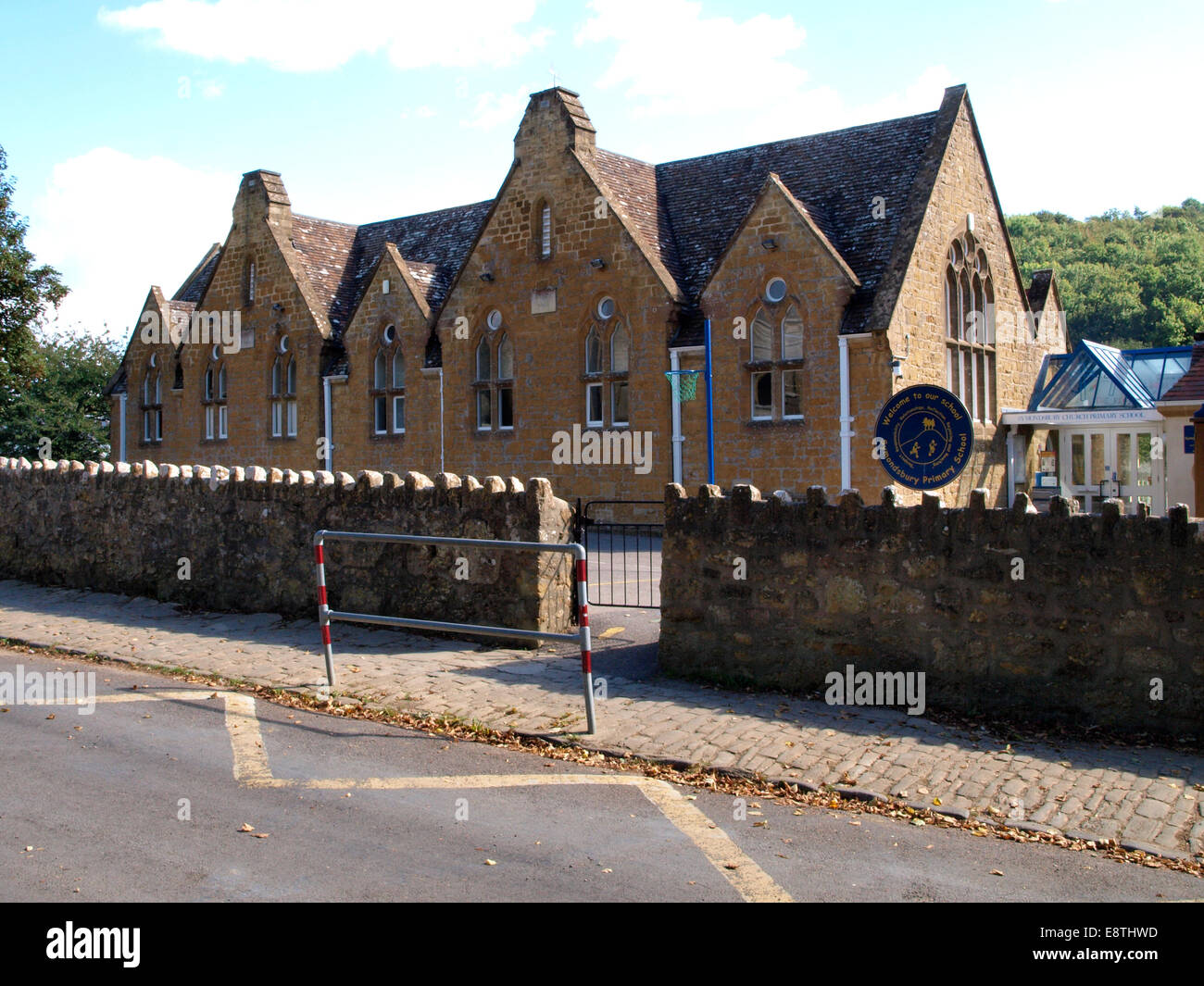 Symondsbury Church of England Voluntary Aided Primary School, Dorset, UK Stock Photo