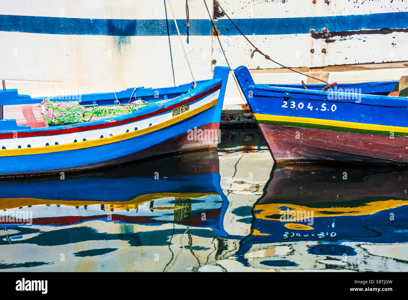 The marina at Port el Kantoui in Tunisia. Stock Photo