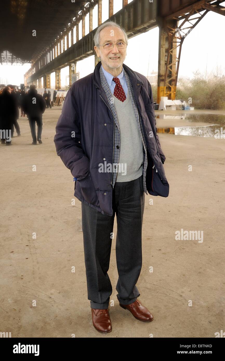 Renzo Piano  (architect) in ex area Falck sesto san giovanni (MI) Stock Photo