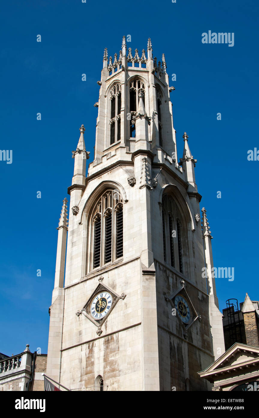 St. Dunstan-in-the-West Church, Fleet Street, London, UK Stock Photo