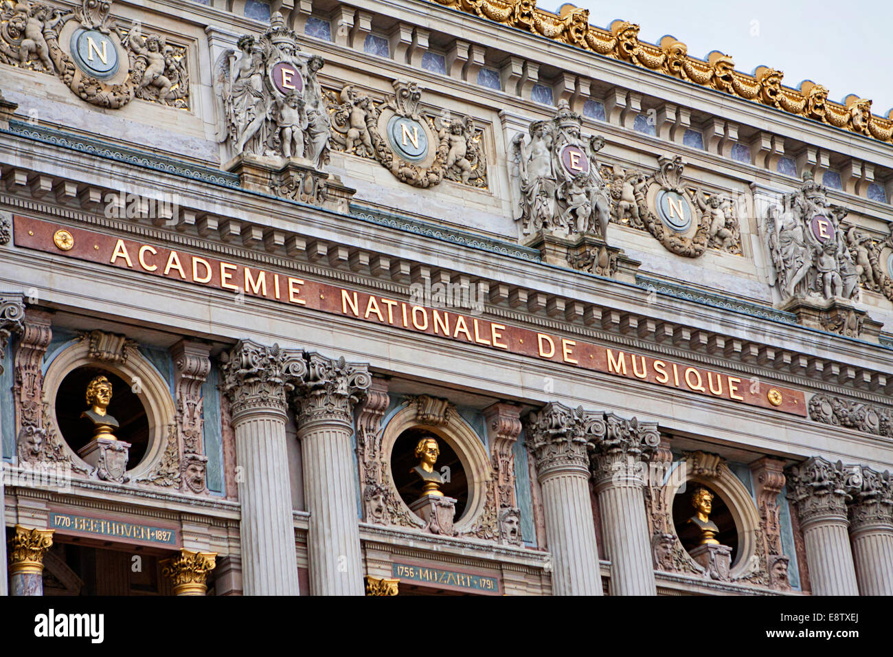 National Academy of Music, Paris, France Stock Photo