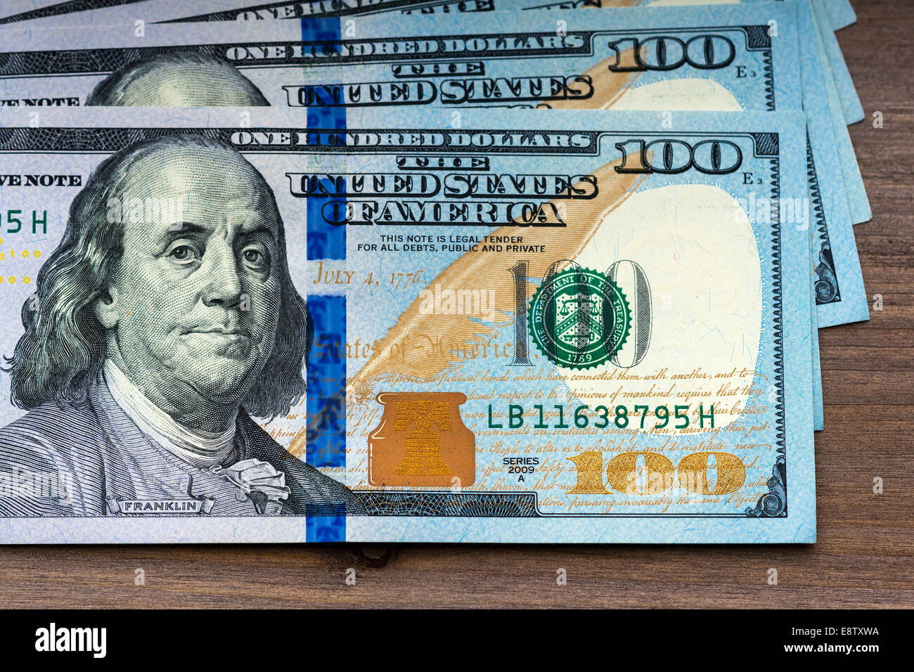 New sale dollar bills