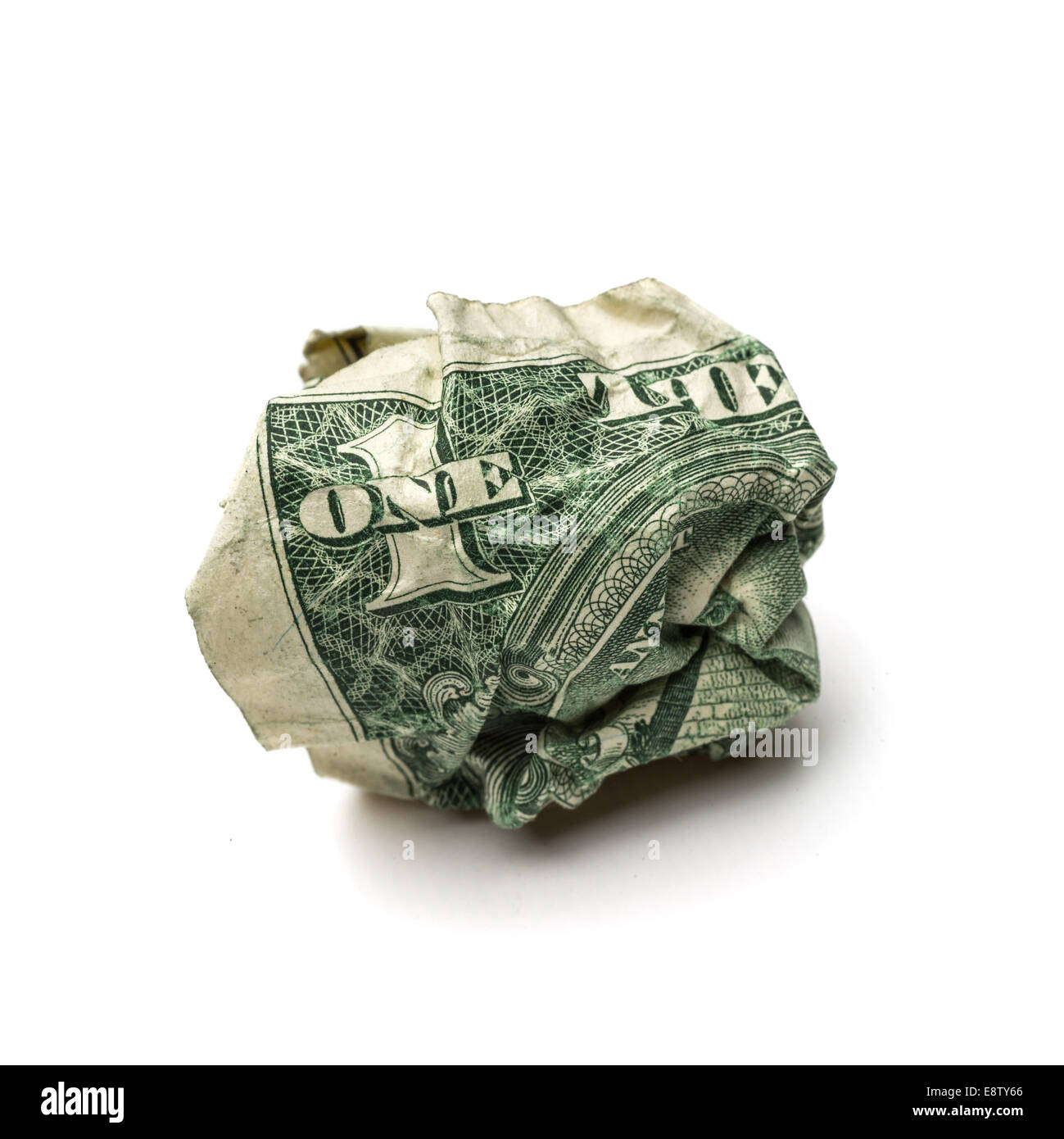 Dollar bills crumpled hires stock photography and images Alamy