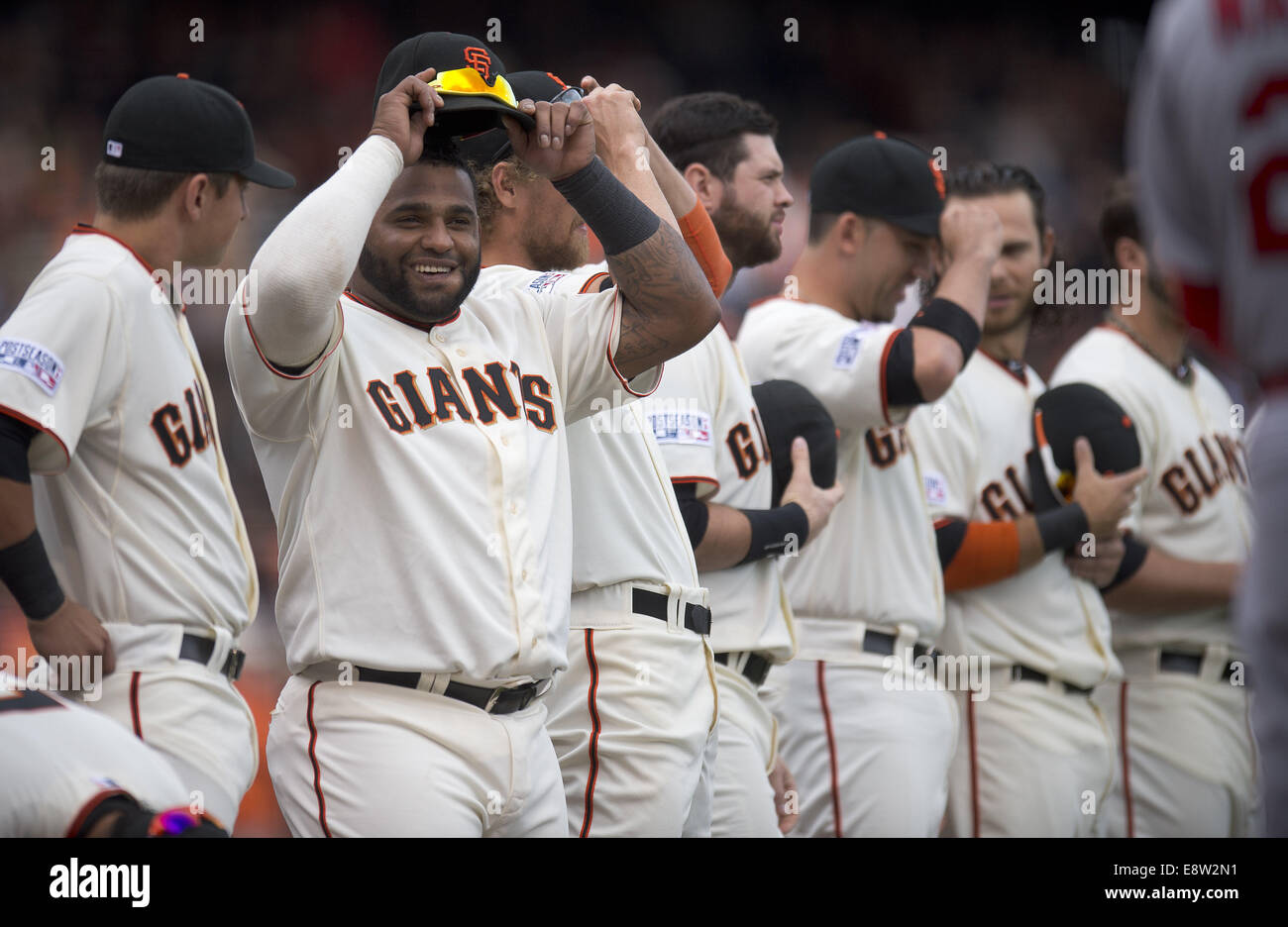 San Francisco, CA, USA. 14th October, 2014. San Francisco Giants third