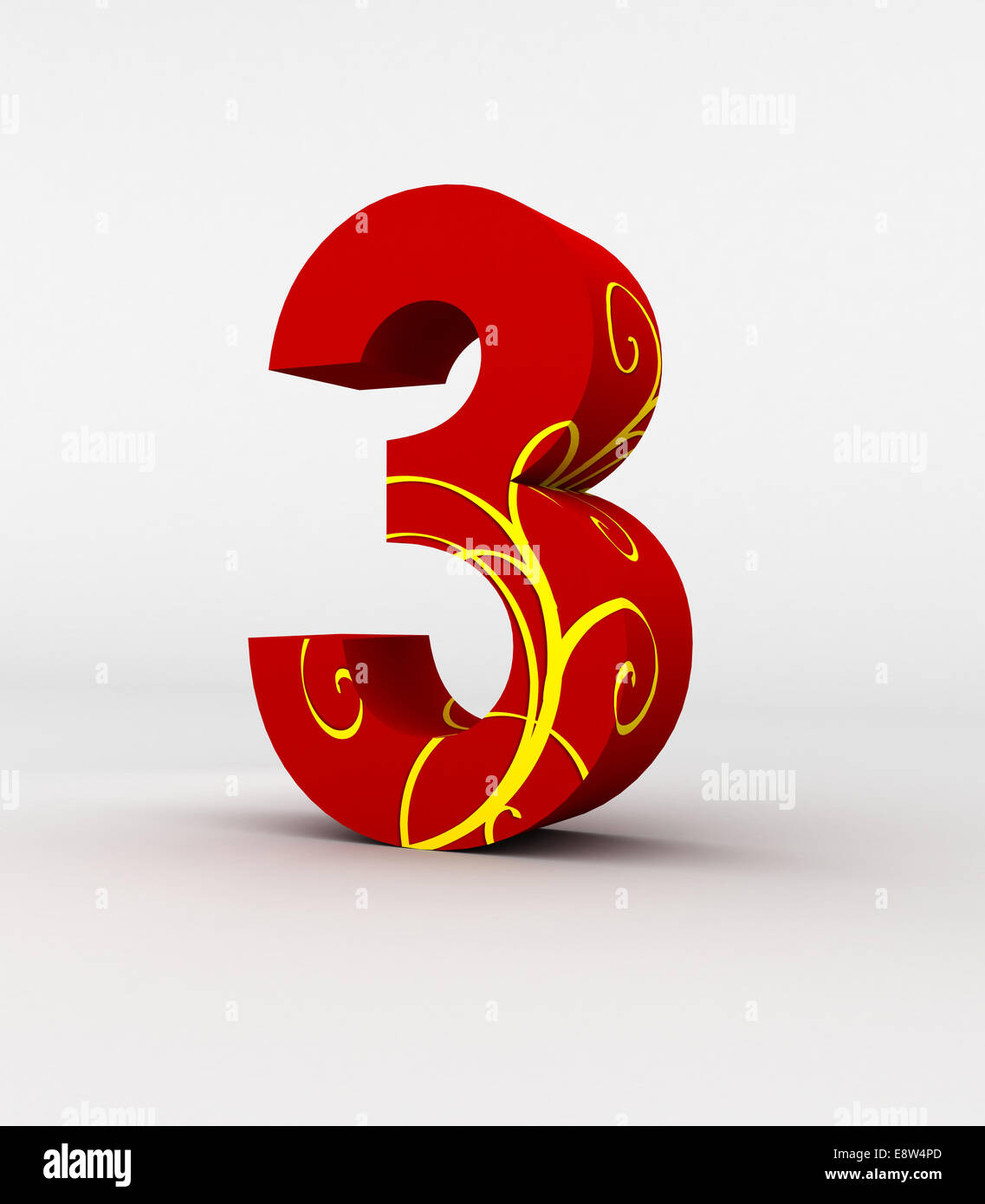 Number 3 Red