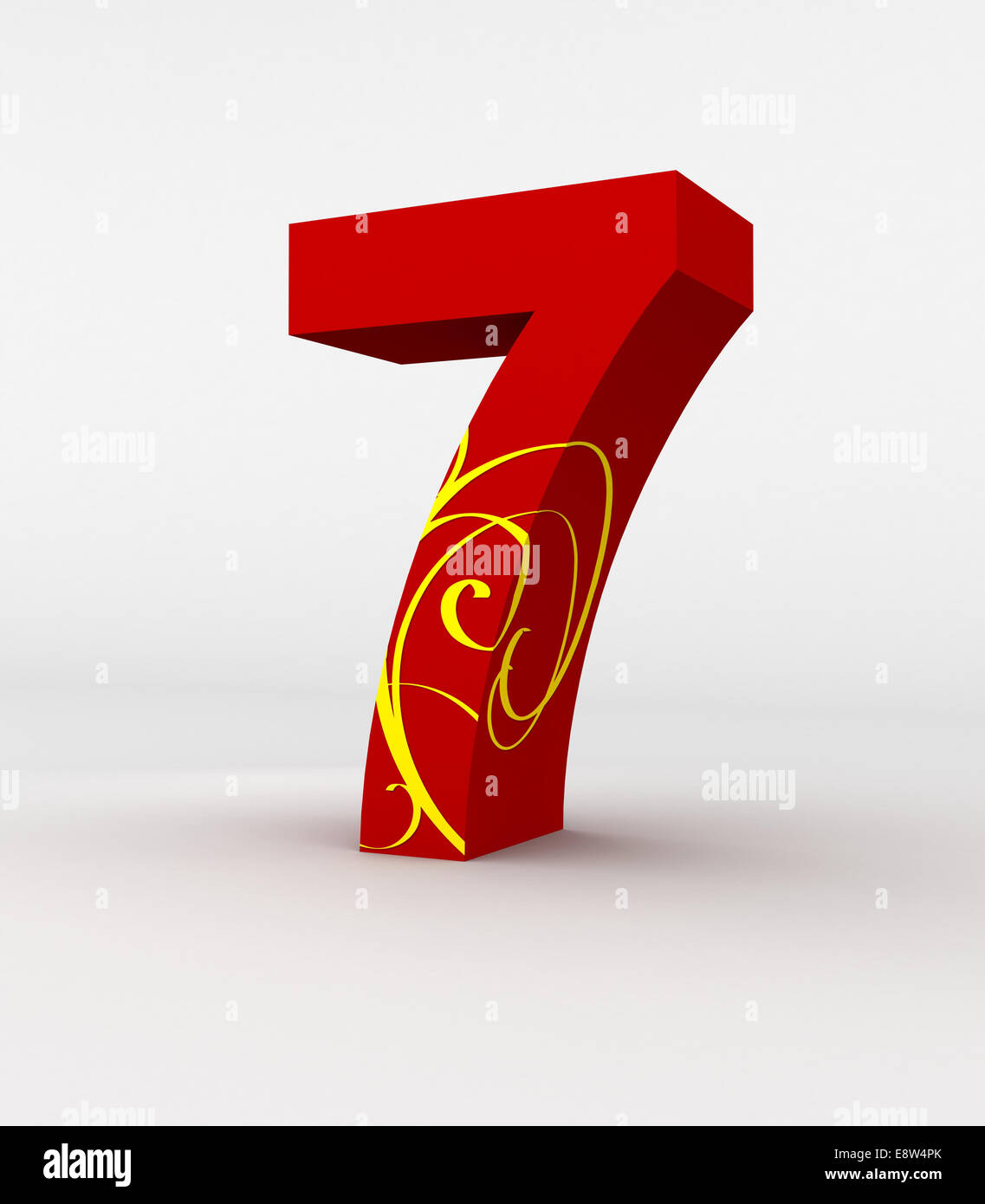 Red Number 7