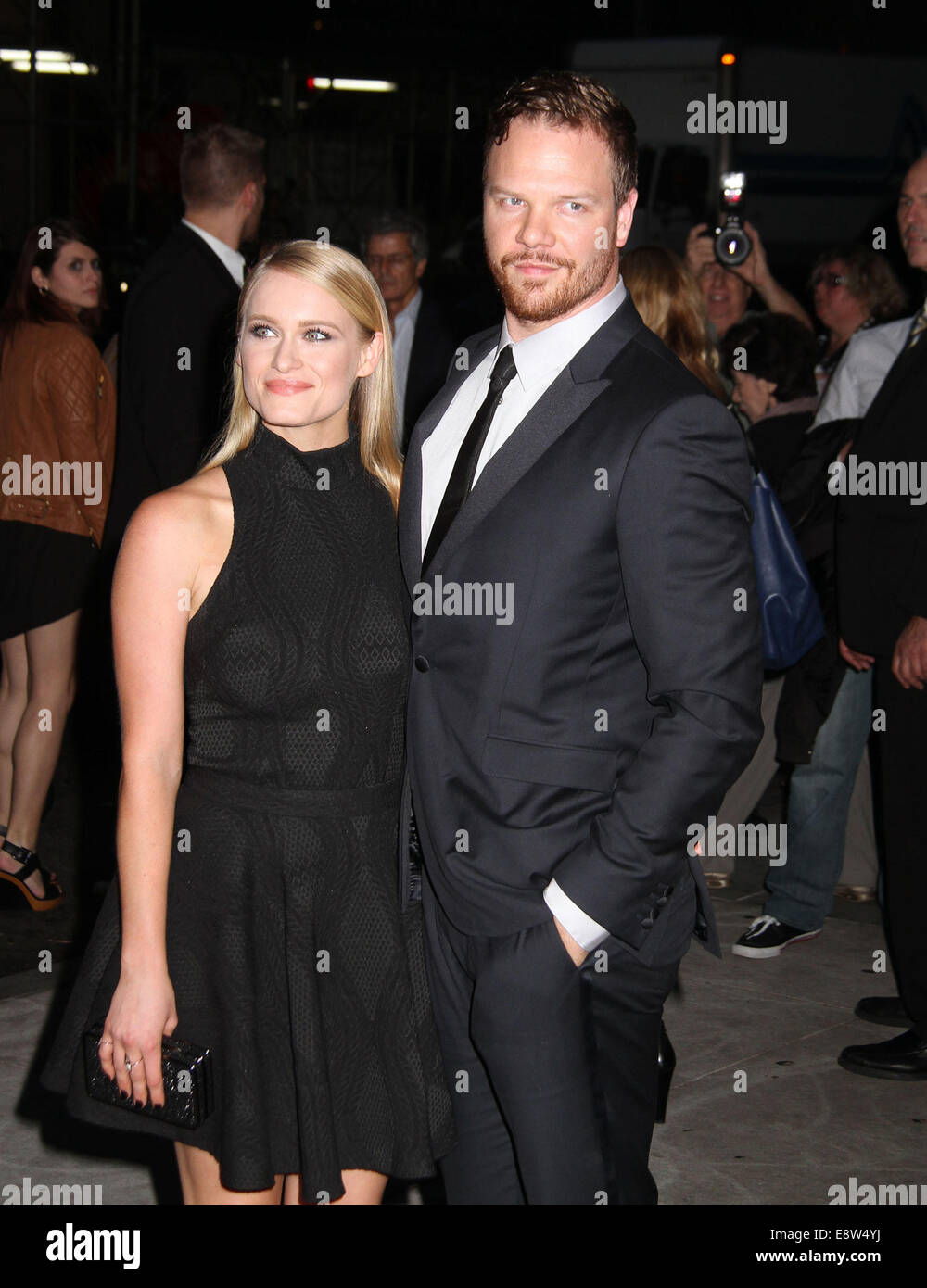 New York, New York, USA. 14th Oct, 2014. Actors LEVEN RAMBIN and JIM ...