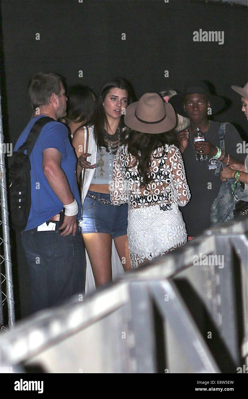 Kendall Jenner Joans on Third with Selena Gomez March 21, 2014