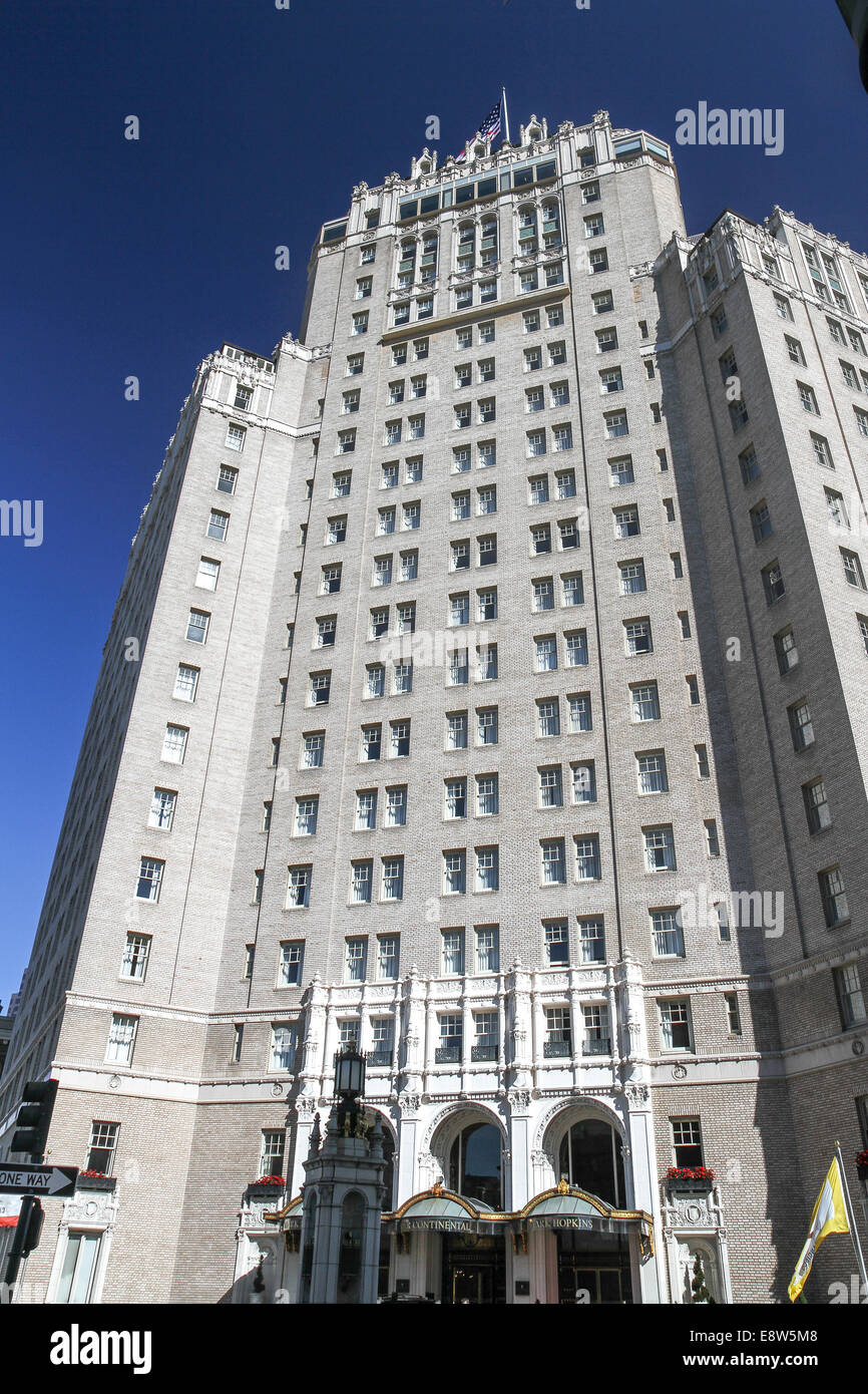 InterContinental Mark Hopkins, Nob Hill, San Francisco, California Stock Photo