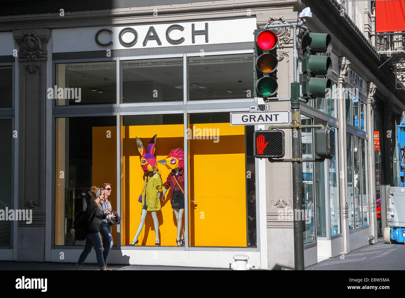 Coach store Union Square San Francisco Stock Photo Alamy
