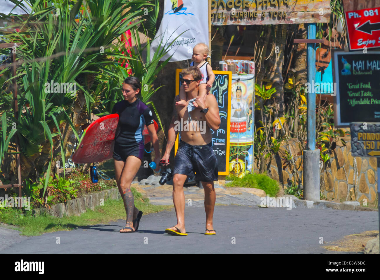 Balian village.Bali.Indonesia. Stock Photo