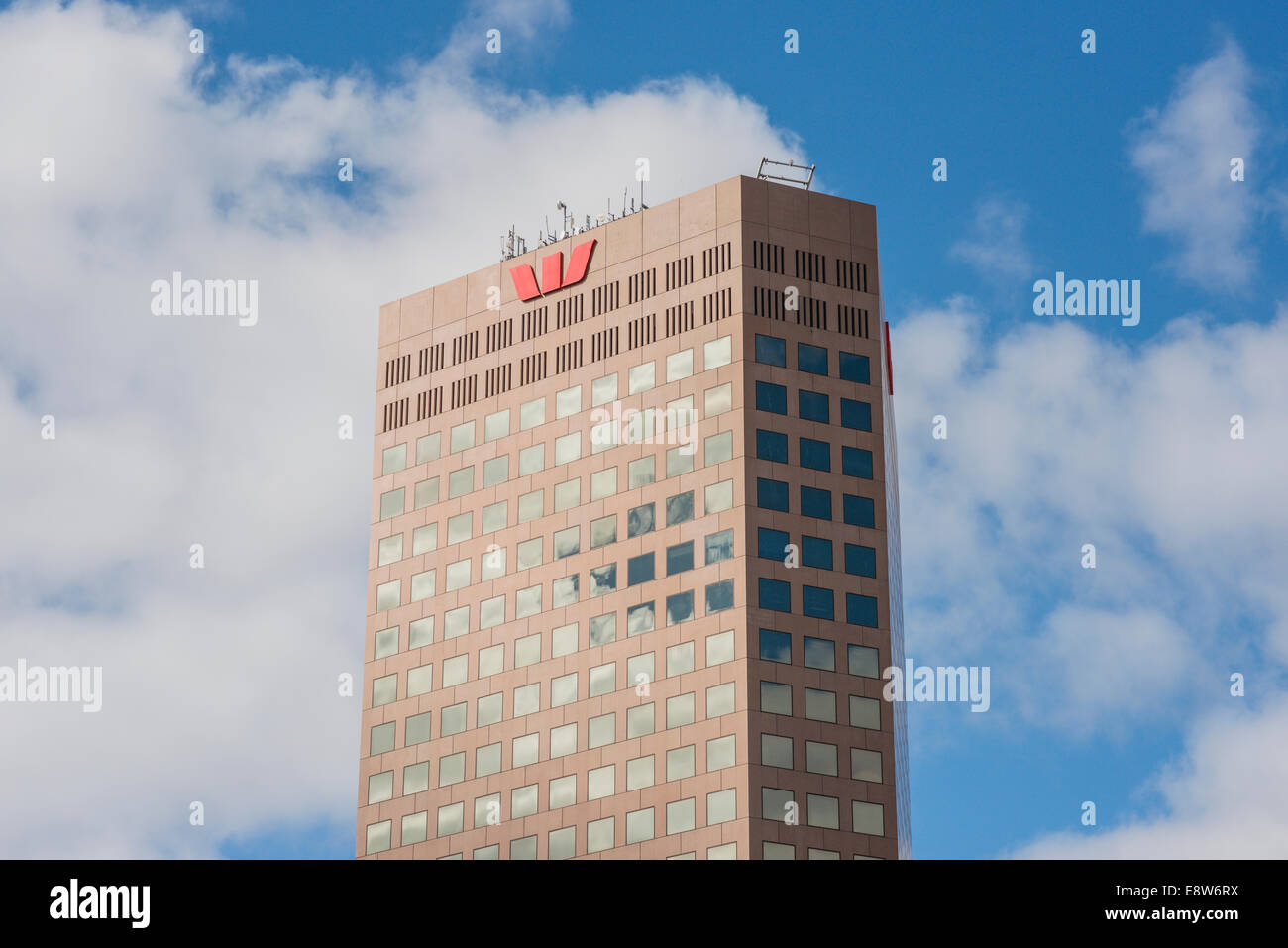 Westpac bank building and signage Stock Photo Alamy
